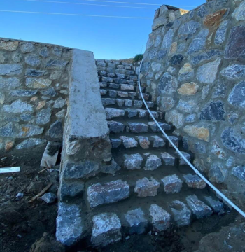 Kocaeli taş duvar, slayt için mini merdiven taşı görseli