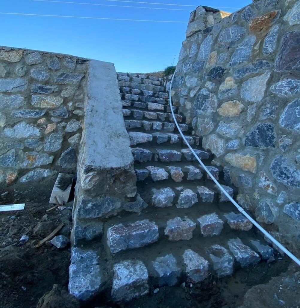 Kocaeli taş duvar, slayt için merdiven taşı görseli